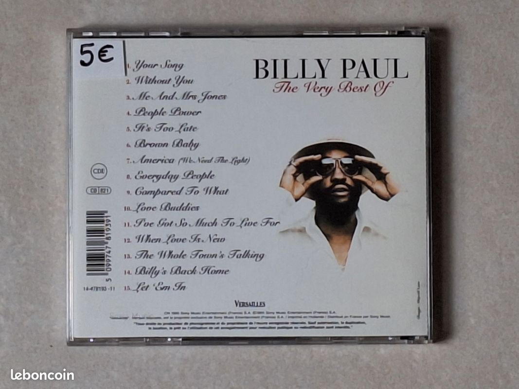 CD best of Billy Paul (image 2)
