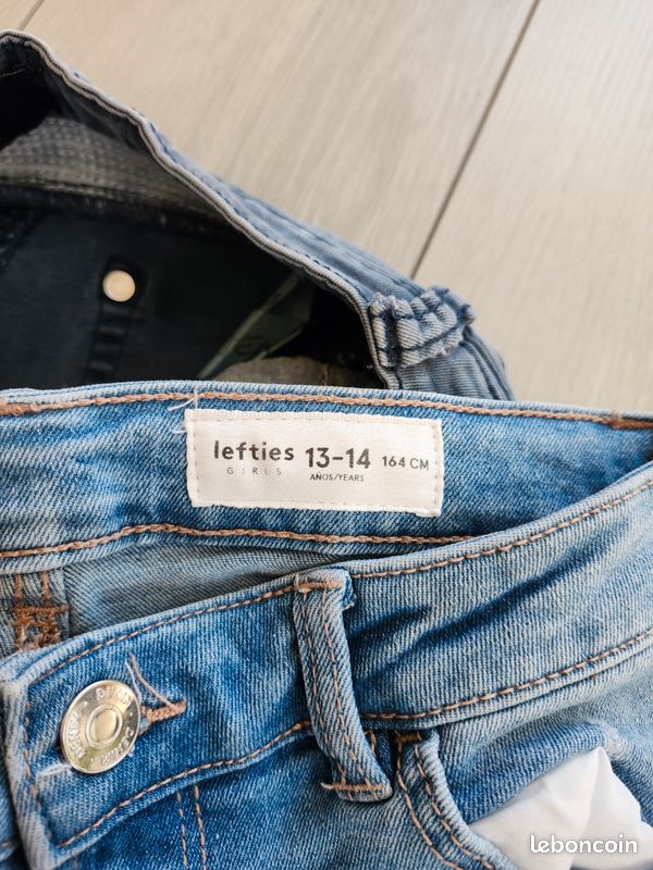 Lot 2 jeans fille 14 ans (image 4)