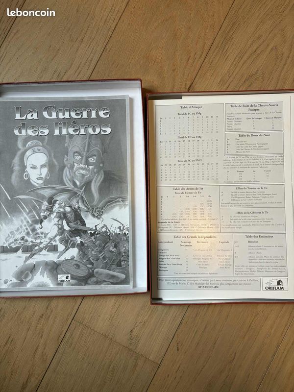 Jeu "La guerre des Héros" - Runequest - Ed. Oriflam (1993) (image 4)