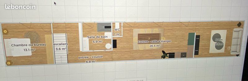 Maison 5 pièces 85 m² · à Vouziers · 85 m² · 825 €/mois