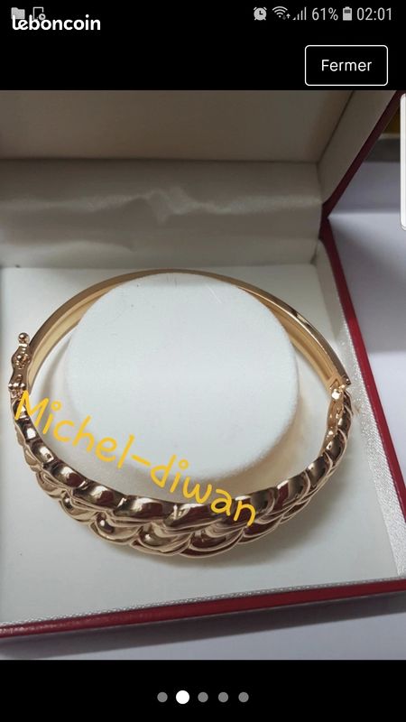 Bracelet maille américaine (image 4)
