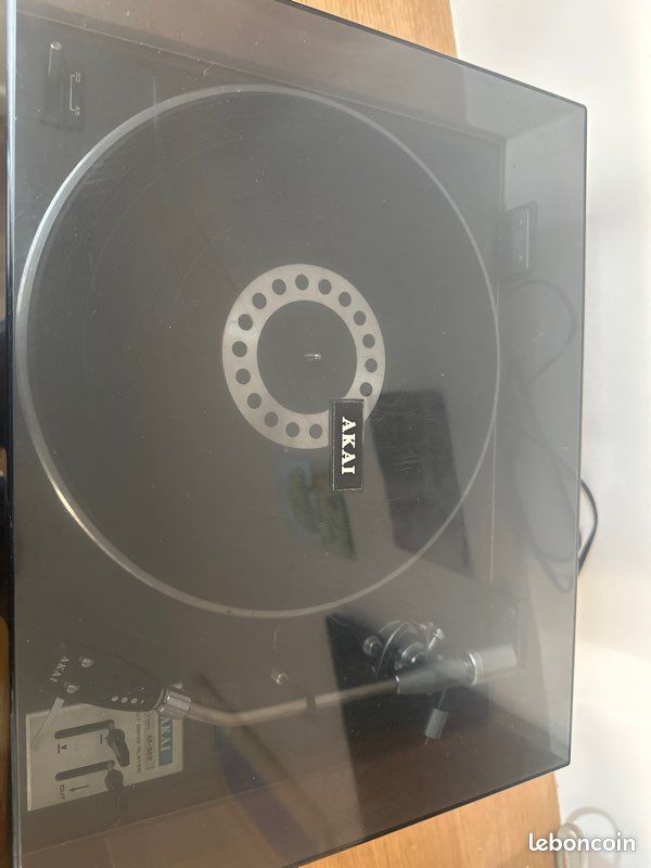 Platine Vinyle AKAI AP-M395 - Révisée, Prête à L'emploi