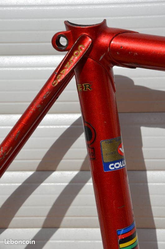 Cadre Colnago Super Saronni Rouge 1980 – Acier Columbus SL 54 Cm Vintage