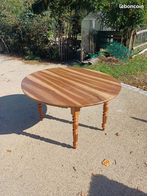 Table ronde bois (image 2)