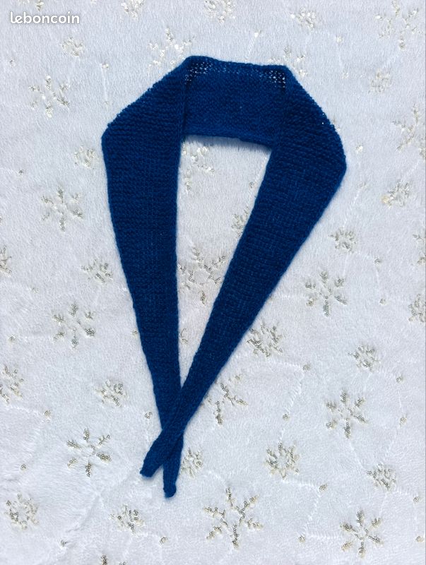Sophie scarf nuage écharpe sophie bleu nuit neuf fait main (image 1)