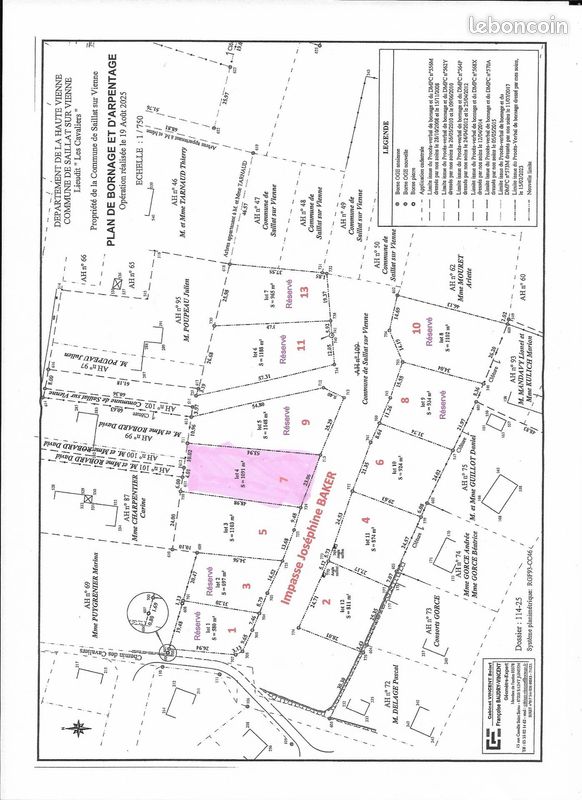 Terrain 1091 m² · à Saillat-sur-Vienne · 1 091 m² · 23 274 €