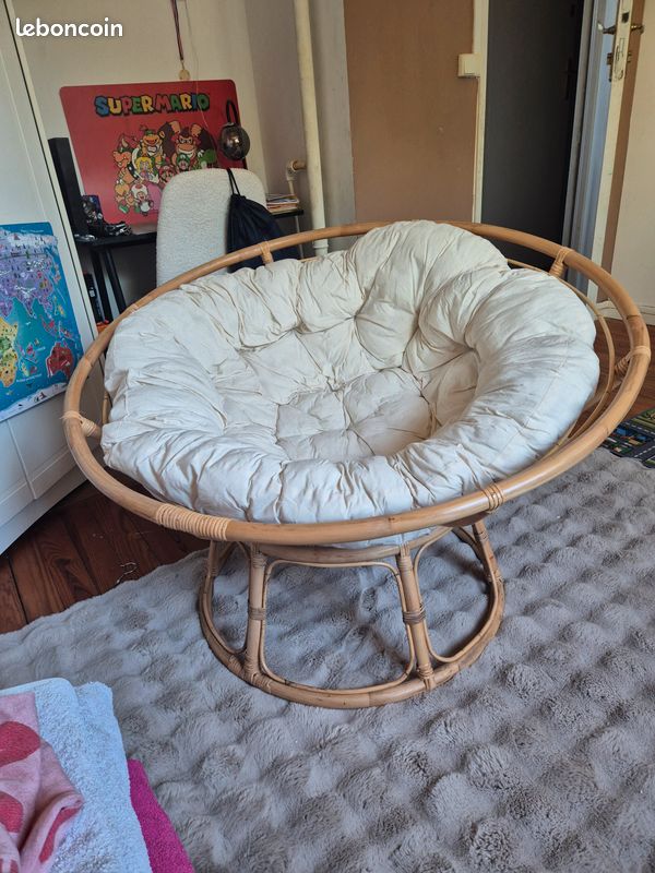 Fauteuil rotin (image 2)