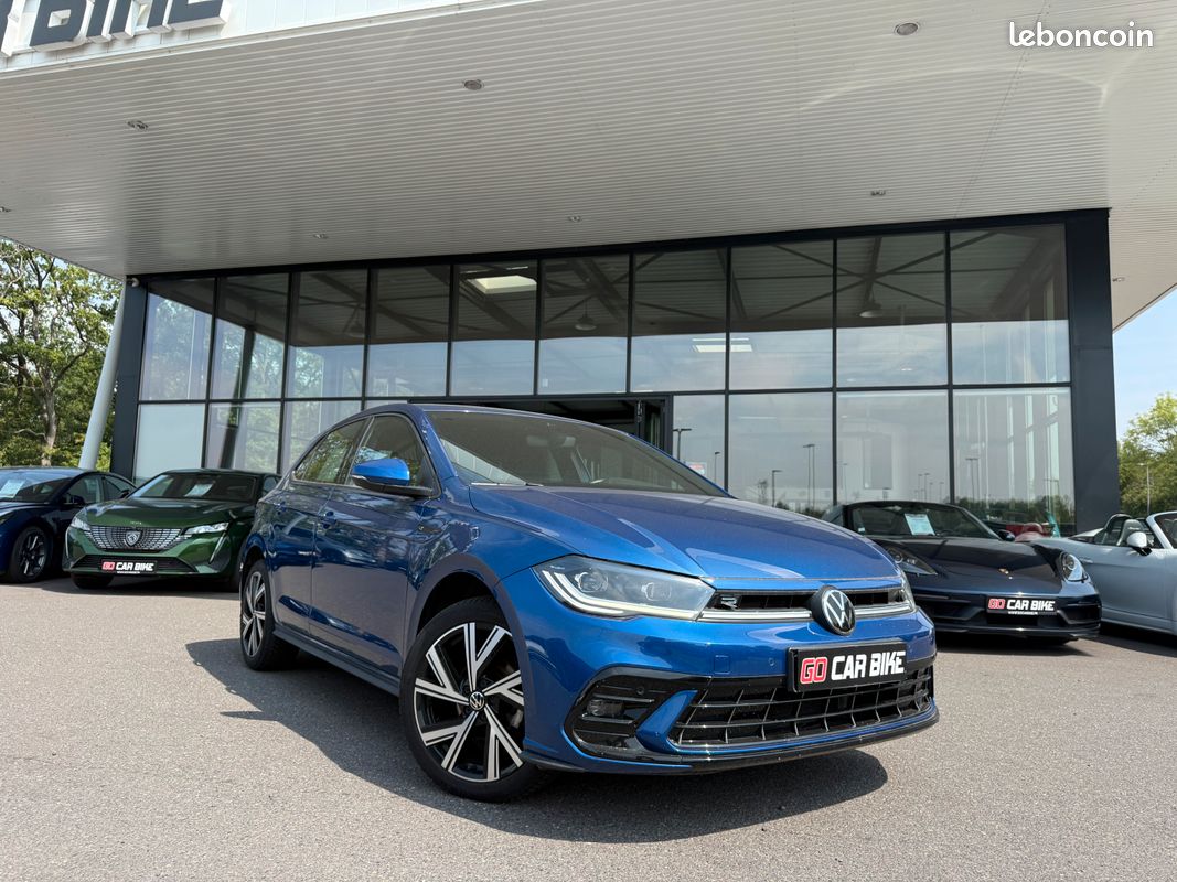 VW POLO R Line TSI 95ch Garantie 6 ans Suivi complet Volkswagen Caméra de recul Feux IQ Light Apple Carplay 17P 309/mois (image 3)