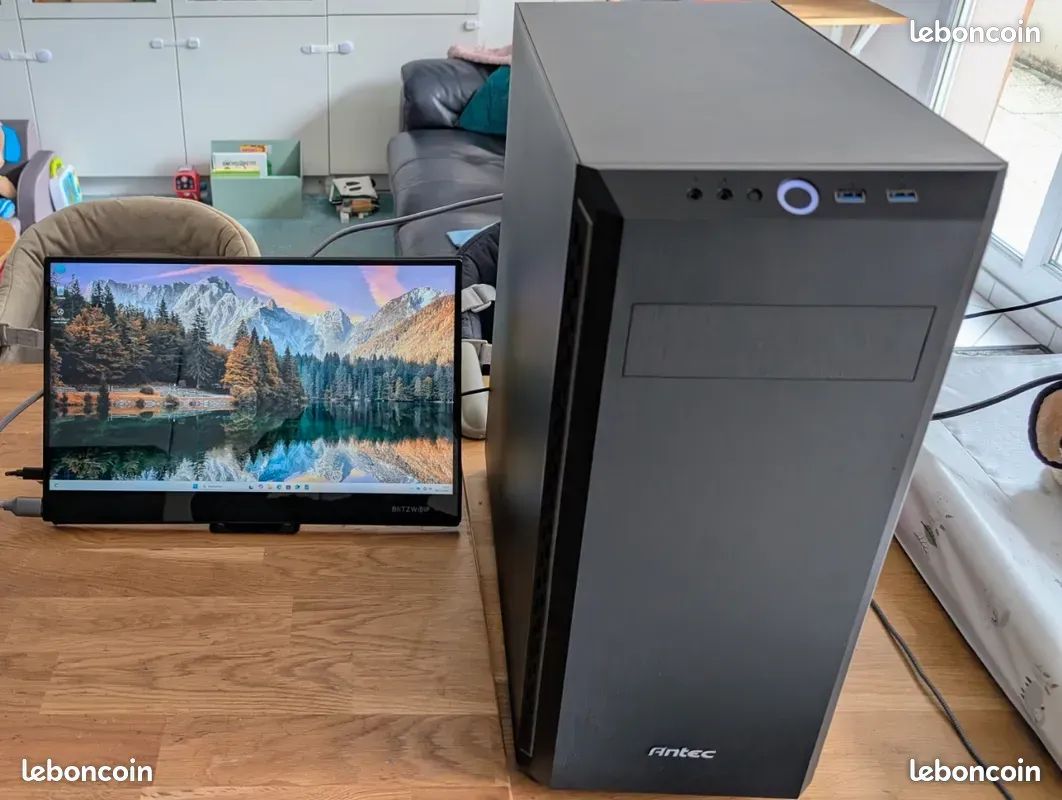 PC de bureau / Ryzen 5 5600G / 32 Go RAM / SSD NVMe + HDD 2 To (image 2)