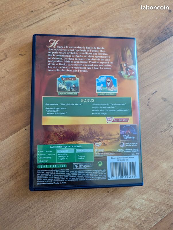 DVD Rox et Rouky (image 2)