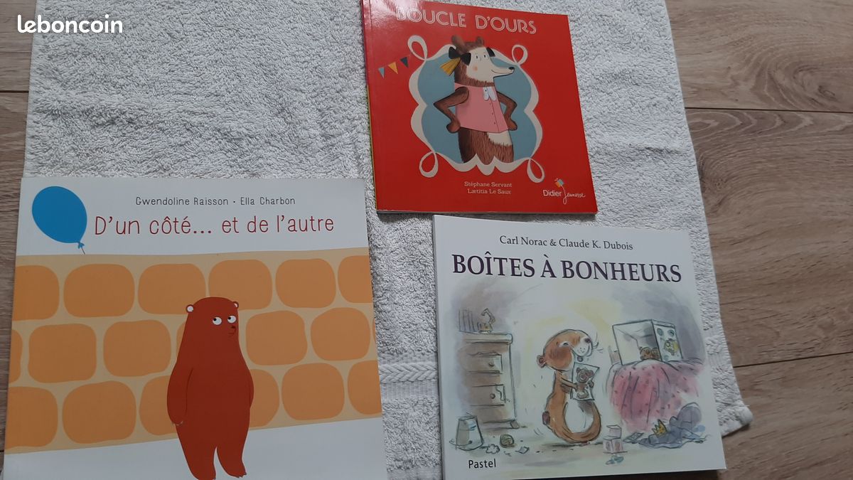 Lot de 2 histoires de l'École des Loisirs : D'un côté et de l'autre - Boîtes à bonheur - (image 1)