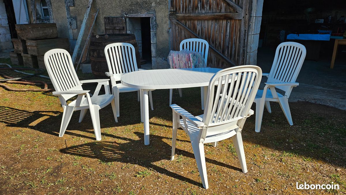 Table + fauteuils (image 1)