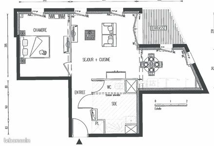 Appartement 2 pièces 49 m² · à Saint-Herblain · 49 m² · 707 €/mois