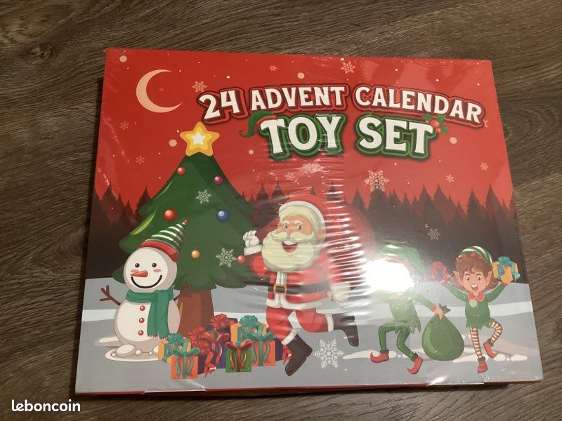 Calendrier de l'Avent 2025 pour enfants, train de Noël à construire