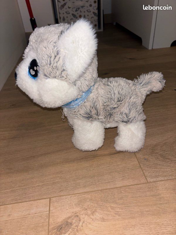 Peluche Chien Husky interactif Chi Chi Love Jeux Jouets
