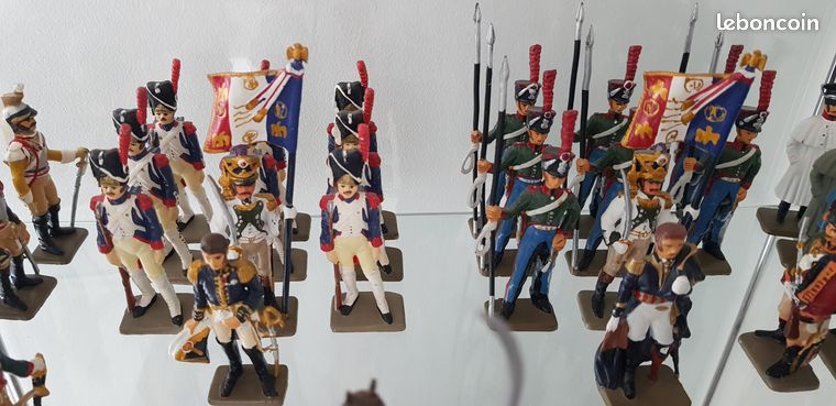 Atlas Soldat De Plomb Nopolène Figurine 1:32 Infanterie Peint