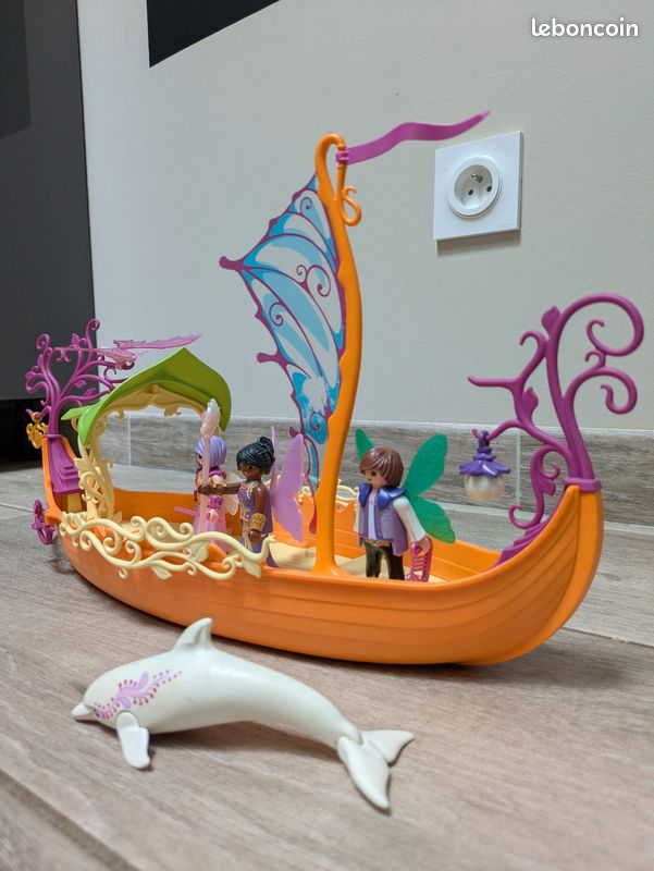 Playmobil Fairies 9133 - Bateau Des Fées Enchanté, Neuf Sous Blister