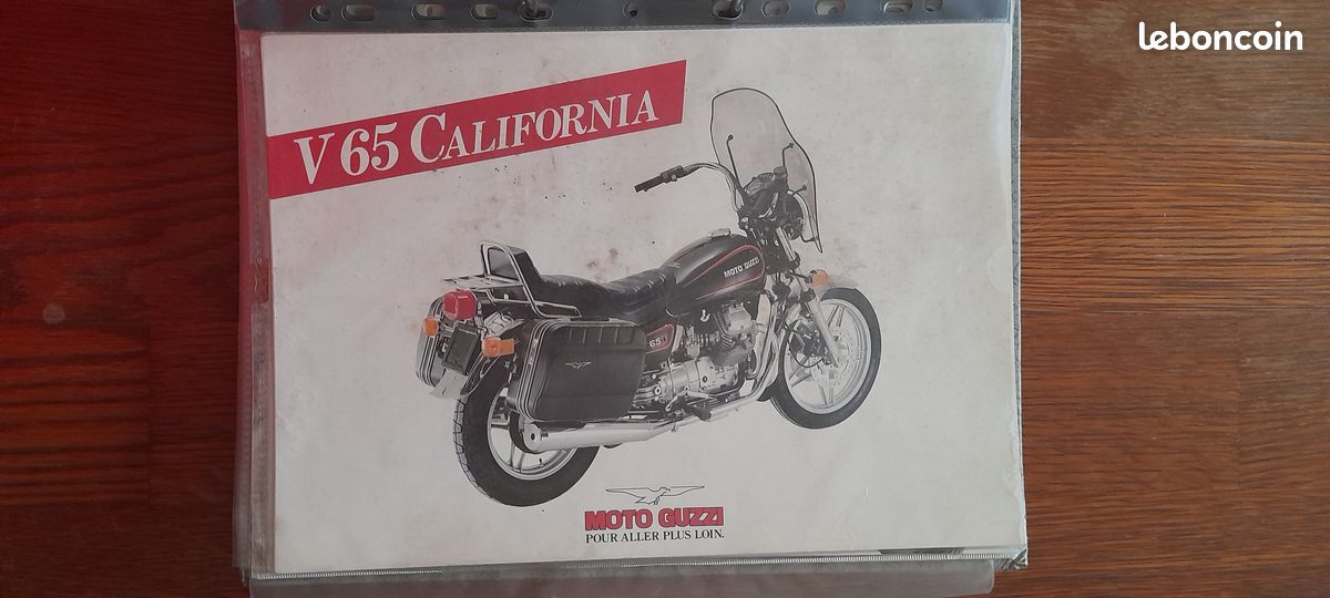Brochure publicitaire MOTO GUZZI Équipement moto