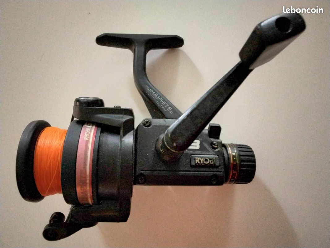 Moulinet Spinning Ryobi GR1 - Rare - 3 Roulements à Billes - Occasion