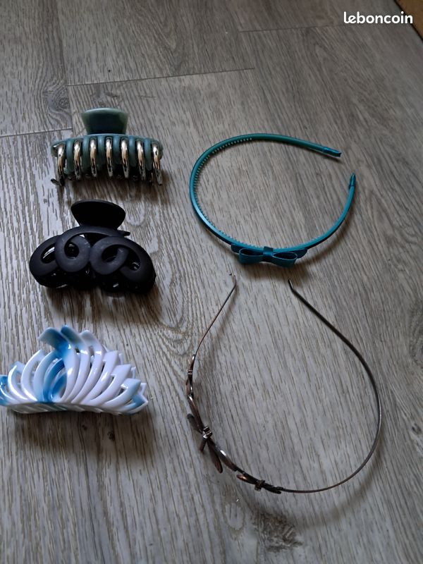 Lot De 8 Pinces À Cheveux Tressées En Forme De Fleur Avec Strass Étincelants, Trois Pinces À