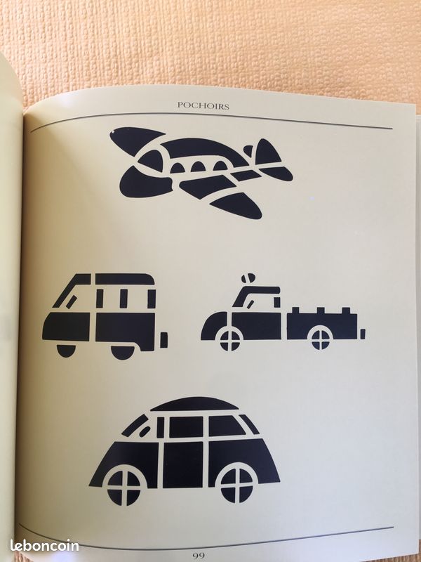Gros livre sur les Pochoirs, comprenant modèles à découper (image 9)