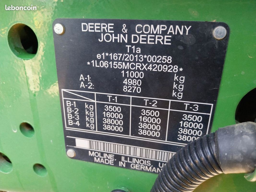 John Deere 6155M (image 14)
