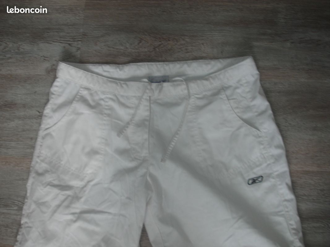 Pantalon femme blanc neuf 44 reebok (image 2)