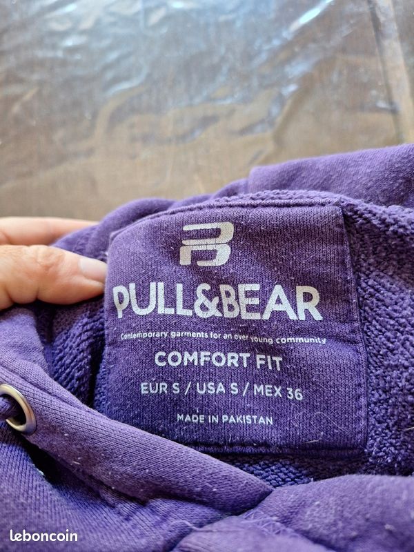 Pull homme de marque pull & Bear taille S (image 7)