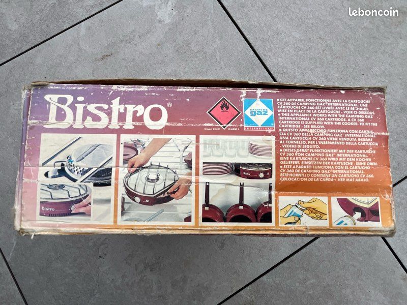 Réchaud vintage Camping Gaz Bistro CV360 – boîte et notice d’origine (image 10)