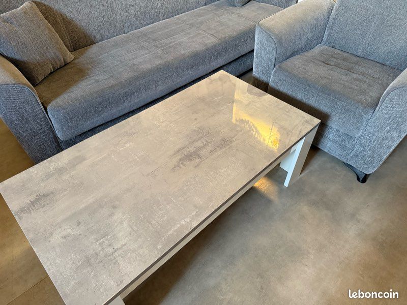 Fauteuil + table basse (image 1)