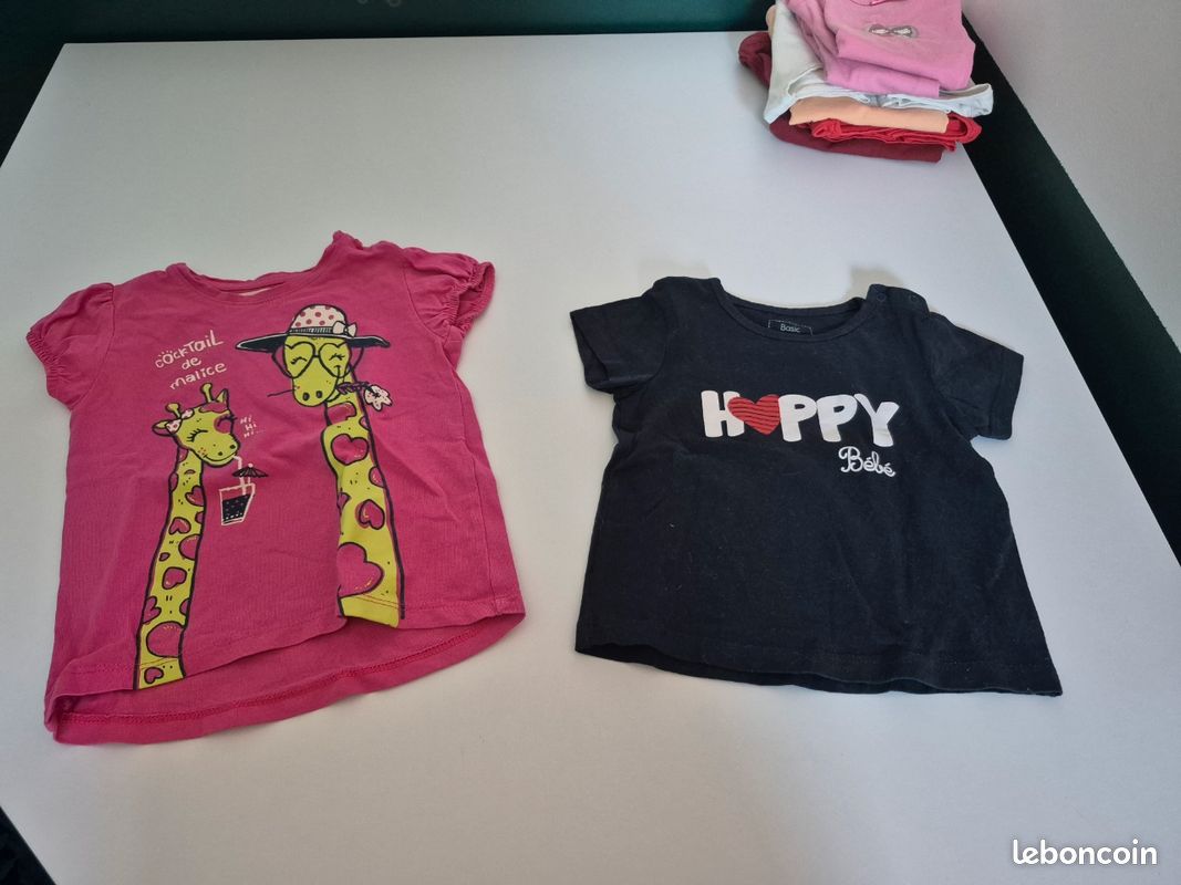 Lot 8 hauts (T-shirts & Débardeurs) - 24 mois / 2 ans (image 13)