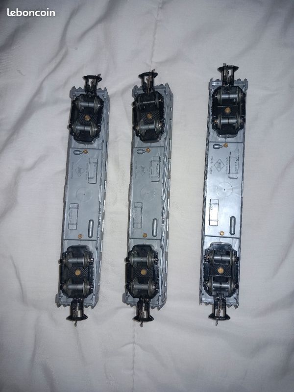 Lot de wagons voyageurs et marchandise "Jouef" vintage (image 9)
