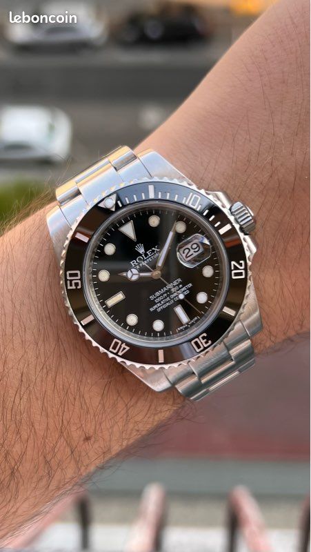 Rolex Submariner 116610LN 2019 Full Set révisée Bianchi Marseille montre automatique homme luxe plongée Oyster acier cadran noir lunette céramique boîte papiers maillons étanchéité (image 3)