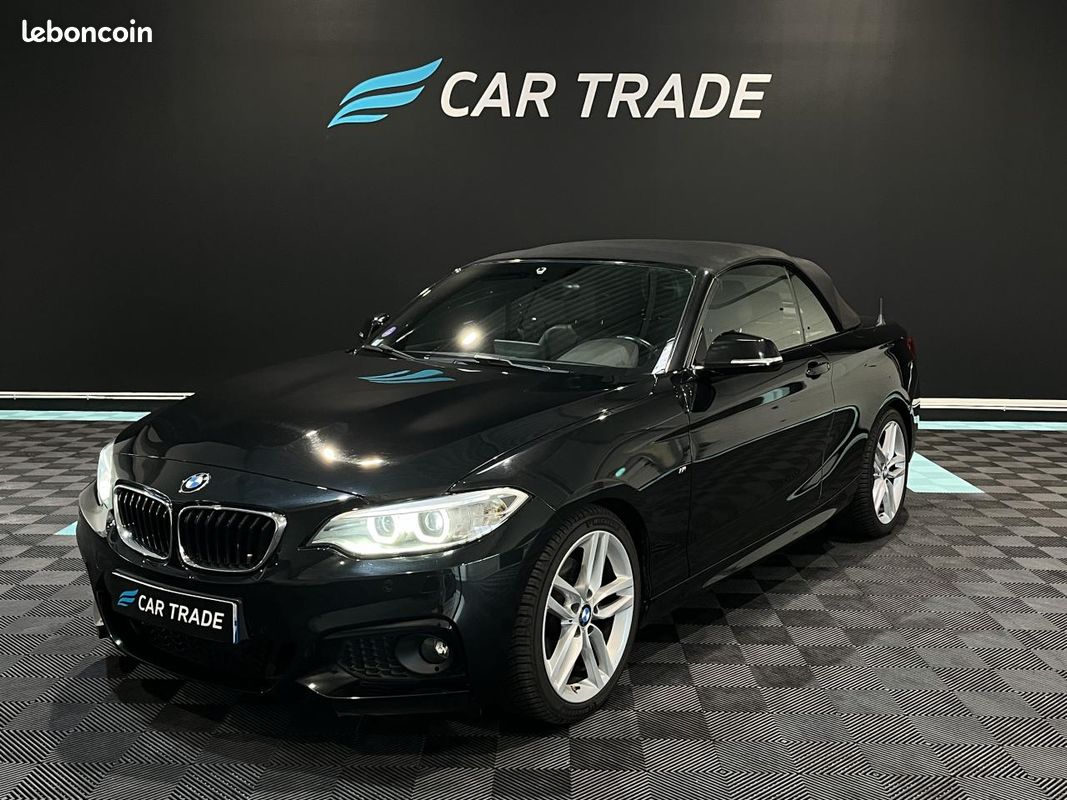 BMW SERIE 2 220i Cabriolet - BVA - M Sport - SUIVI COMPLET - CAMERA DE RECUL - CARPLAY (image 9)