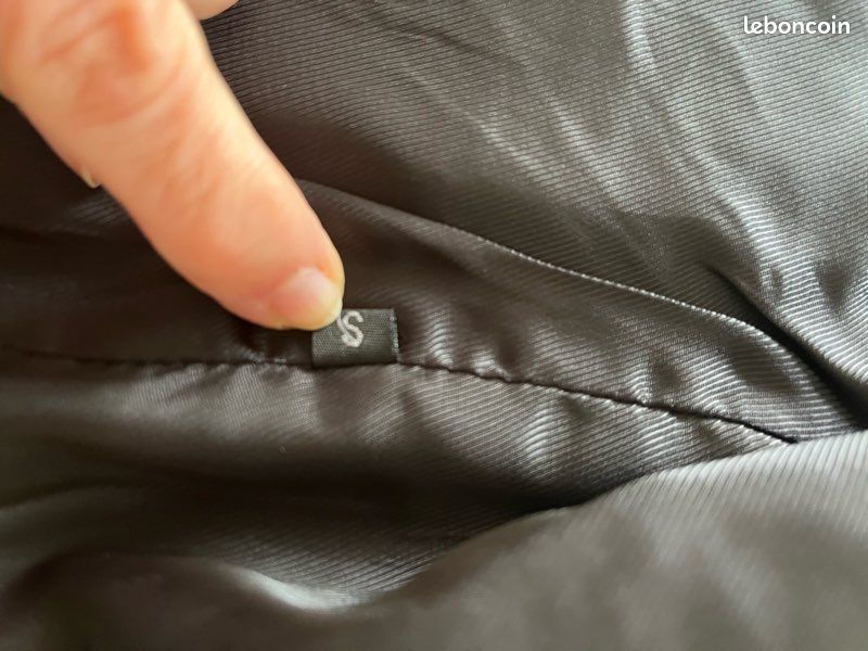 Gilet cuir sans manche noir (image 4)