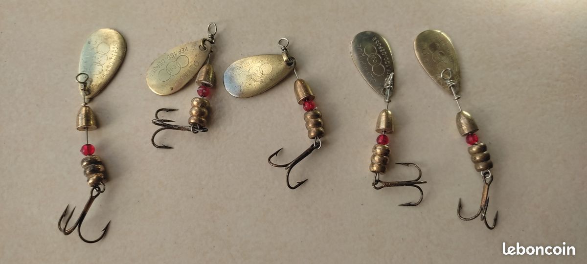 RARE LEURRE ANCIEN Cuiller MITCHELL Bracko 1950 vintage lure pas moulinet EUR 11,00 - FR