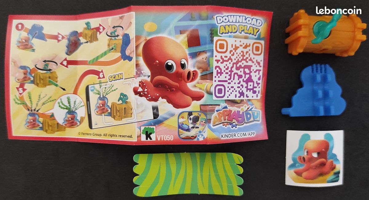 KINDER "Pieuvre" - Série VT (image 1)