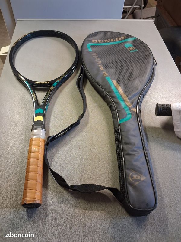 Raquette De Tennis Dunlop Max 200 G – Vintage, Occasion, Pour Collection