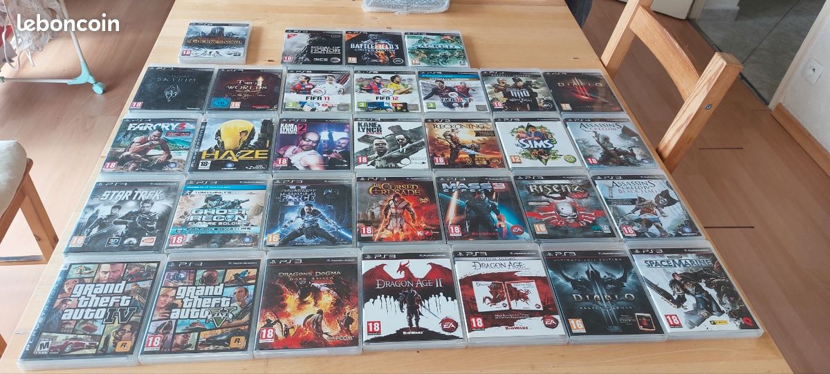 Lot jeux PS3 PlayStation (image 1)