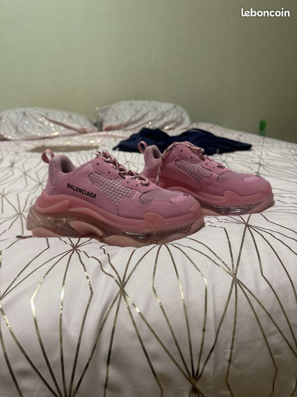 Balenciaga Triple S Balenciaga Rose Pink Clear Sole Balenciaga