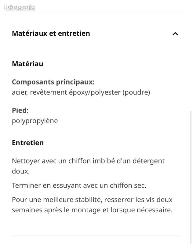 Pieds de table x4 ADILS IKEA (image 8)