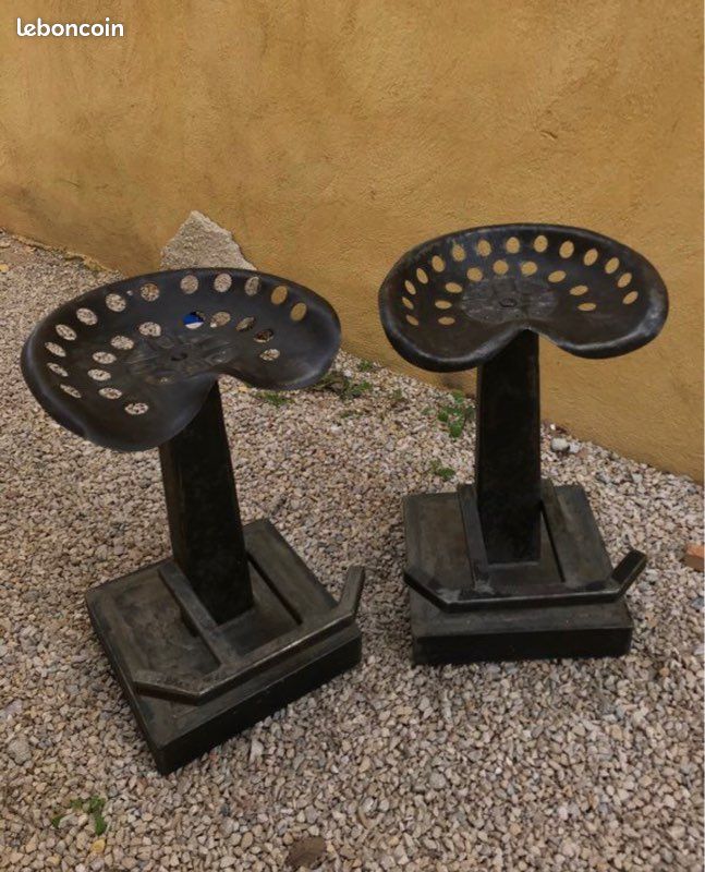 Tabourets demi hauteur industriel agricole (image 2)