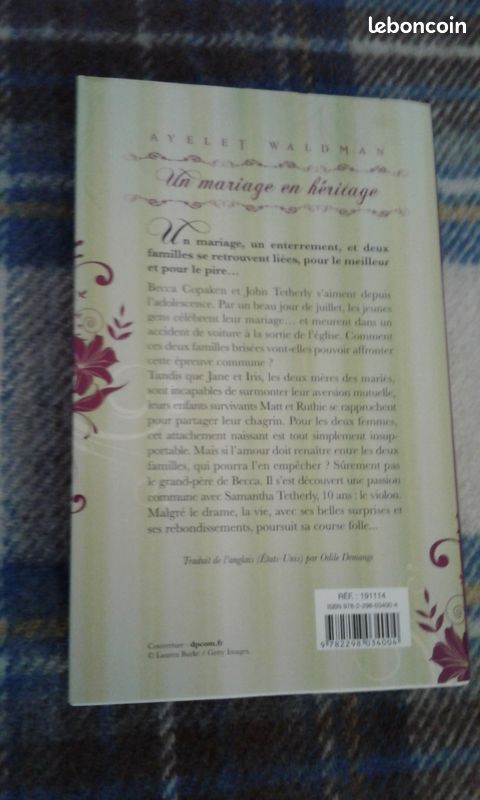 Un mariage en héritage de Ayelet Waldman tout neuf (image 2)