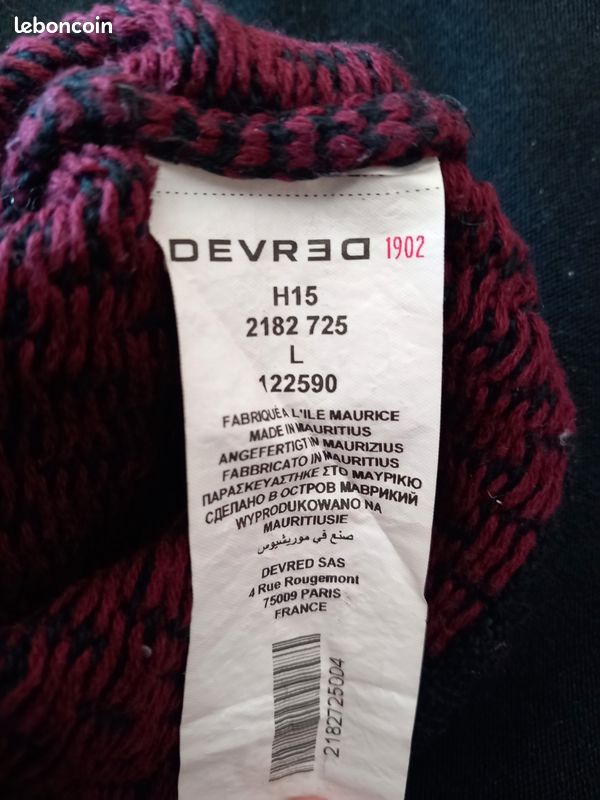 Pull homme devered (image 6)