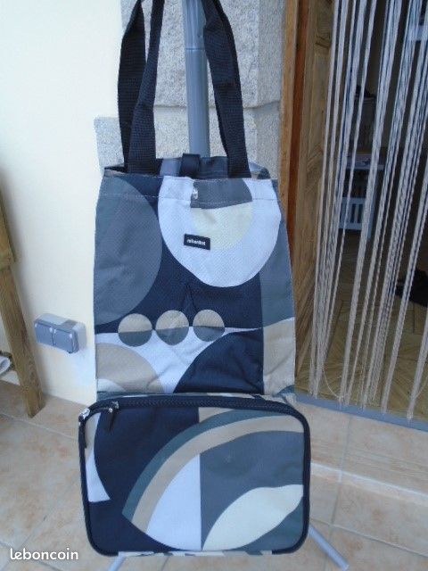foldabletrolley dots (Chariot à provisions pliable -noir