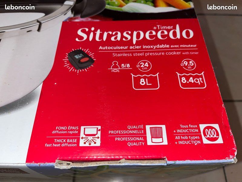 Autocuiseur cocotte sitram 8 L ouverture facile (image 10)