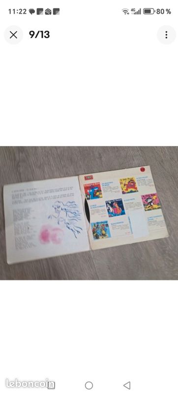 Lot de 5 très ancien 45 T , microsillon RONDES ,CONTES .... Des années 70 (image 5)