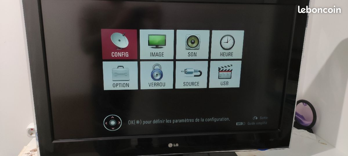 TV LG 37LH5010 pour pièces (image 2)