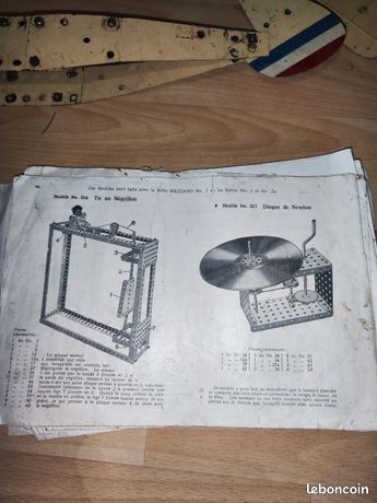 Mecavion Avion coffret Complémentaire aviation tôle lithographiée avec notices