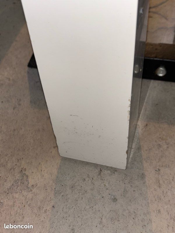 Table à manger blanc laqué (image 10)